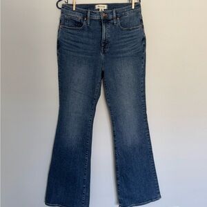 Madewell Dark Blue Skinny Flare Jeans Size 30